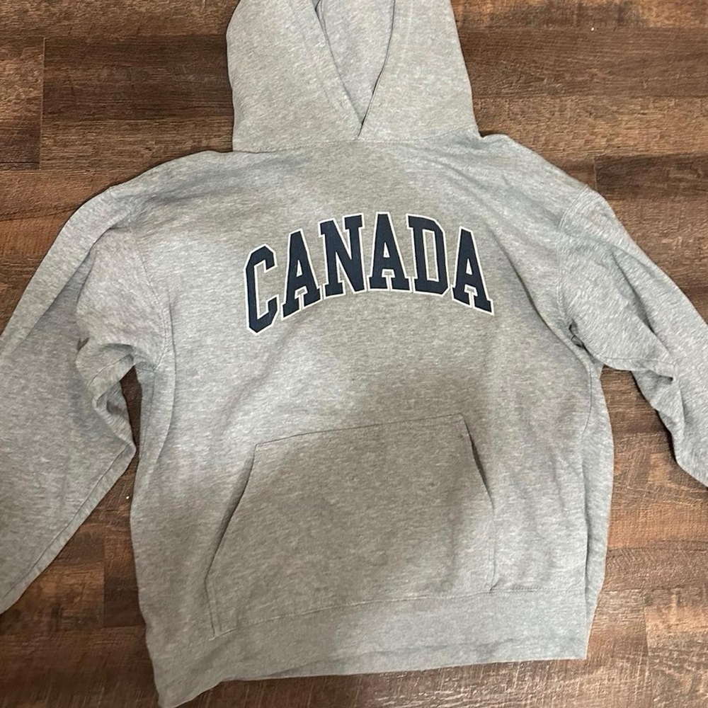 Brandy Melville Gray Canada Hoodie